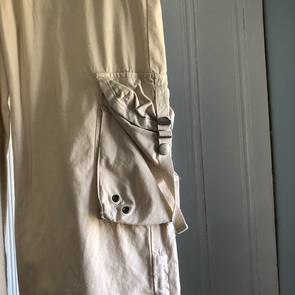 Beige/cream cargo utility pant - Picture 3 of 8
